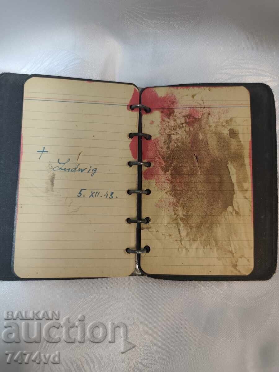 Unique Wehrmacht Captain's Officer's Diary 1939/43 - 11