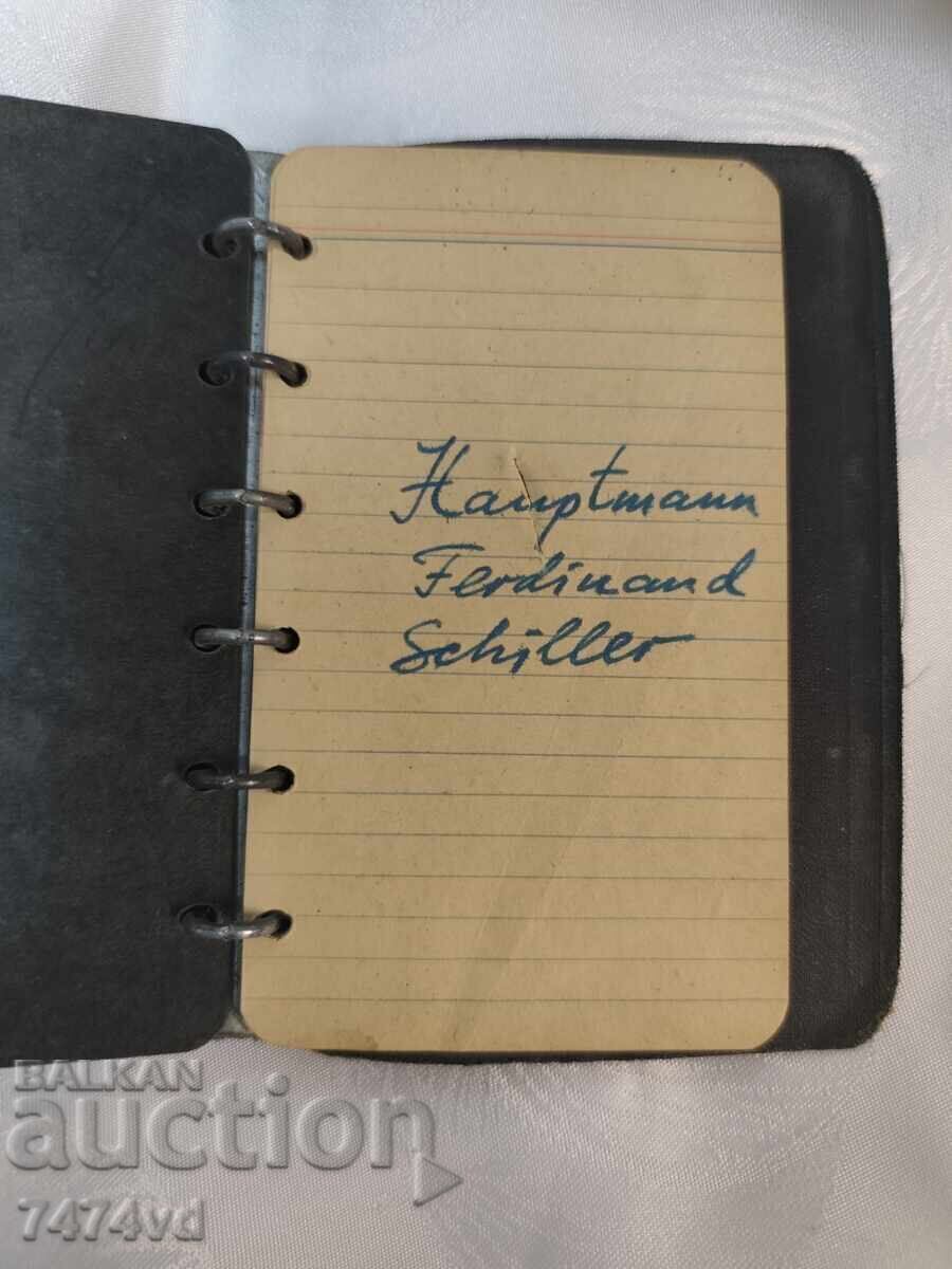 Unique Wehrmacht Captain's Officer's Diary 1939/43