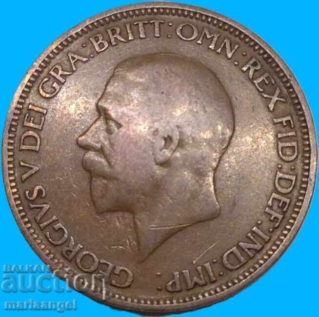 1/2 Penny Half 1929 Μεγάλη Βρετανία - 5