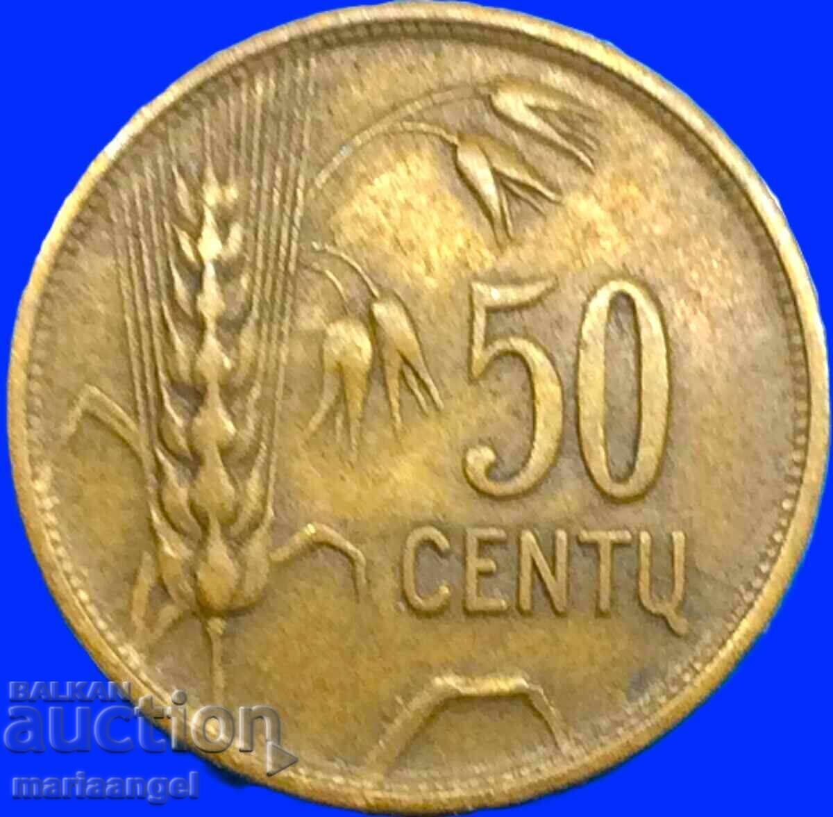 Lithuania 1925 50 cents - 6