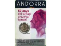 2 Euro 2020 Andorra "50 ani" (Andora) /2/ - Unc (2 euro)