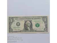 1 dolar, SUA, Sigiliu verde, 2003 cu stea în număr /UNC