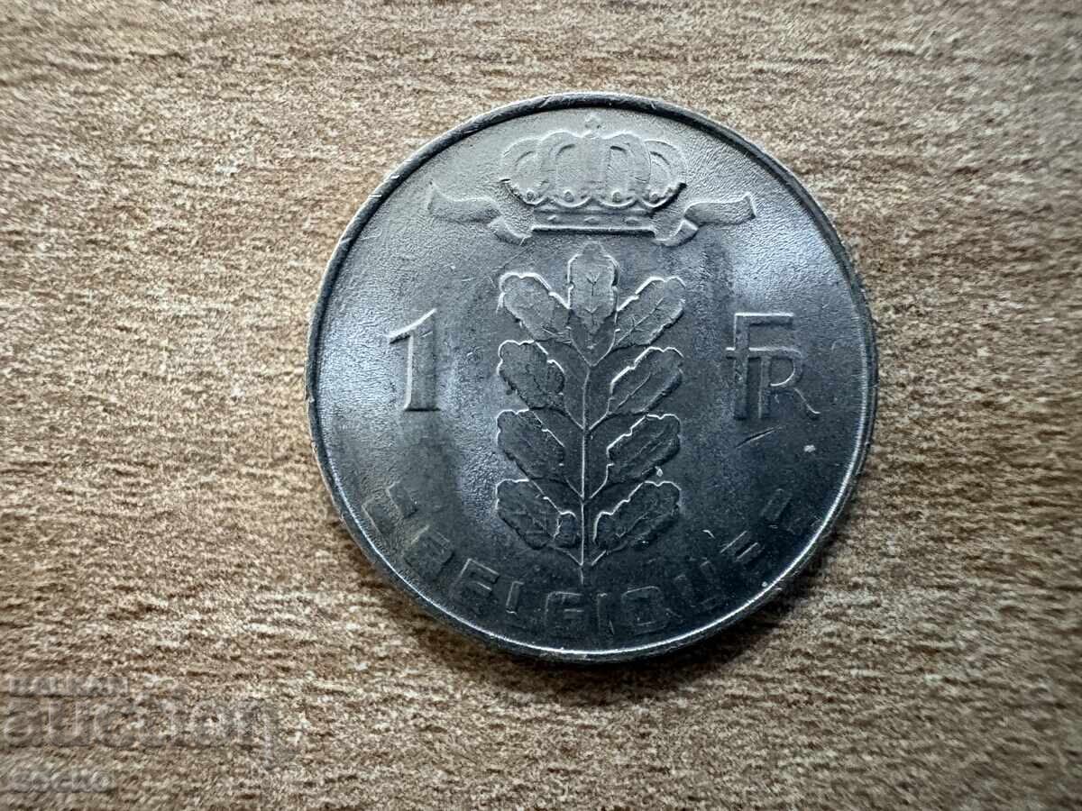 Belgia - 1 franc (1977) - BELGIQUE