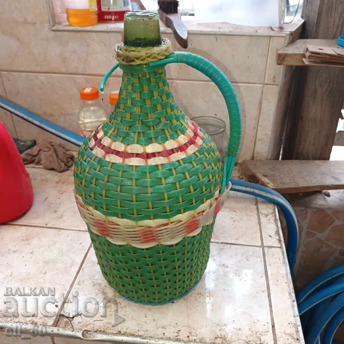 γυάλινη παλιά μπουκάλα 5 λίτρα - 5 γυάλινη παλιά μπουκάλα 5 λίτρα - 5