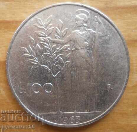 100 Lire 1963 - Italia 100 Lire 1963 - Italia