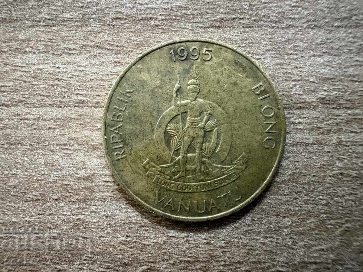 Vanuatu - 5 vatu (1995) cu preț € 1.05 | 2.05 BGN