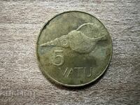 Vanuatu - 5 Vatu (1995)