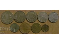 Set complet de monede de schimb 1951 - 1960