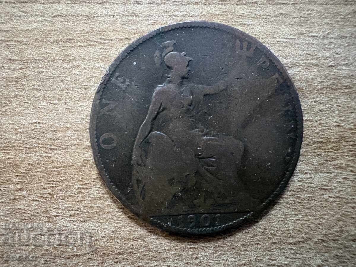 Marea Britanie - 1 penny (1901)