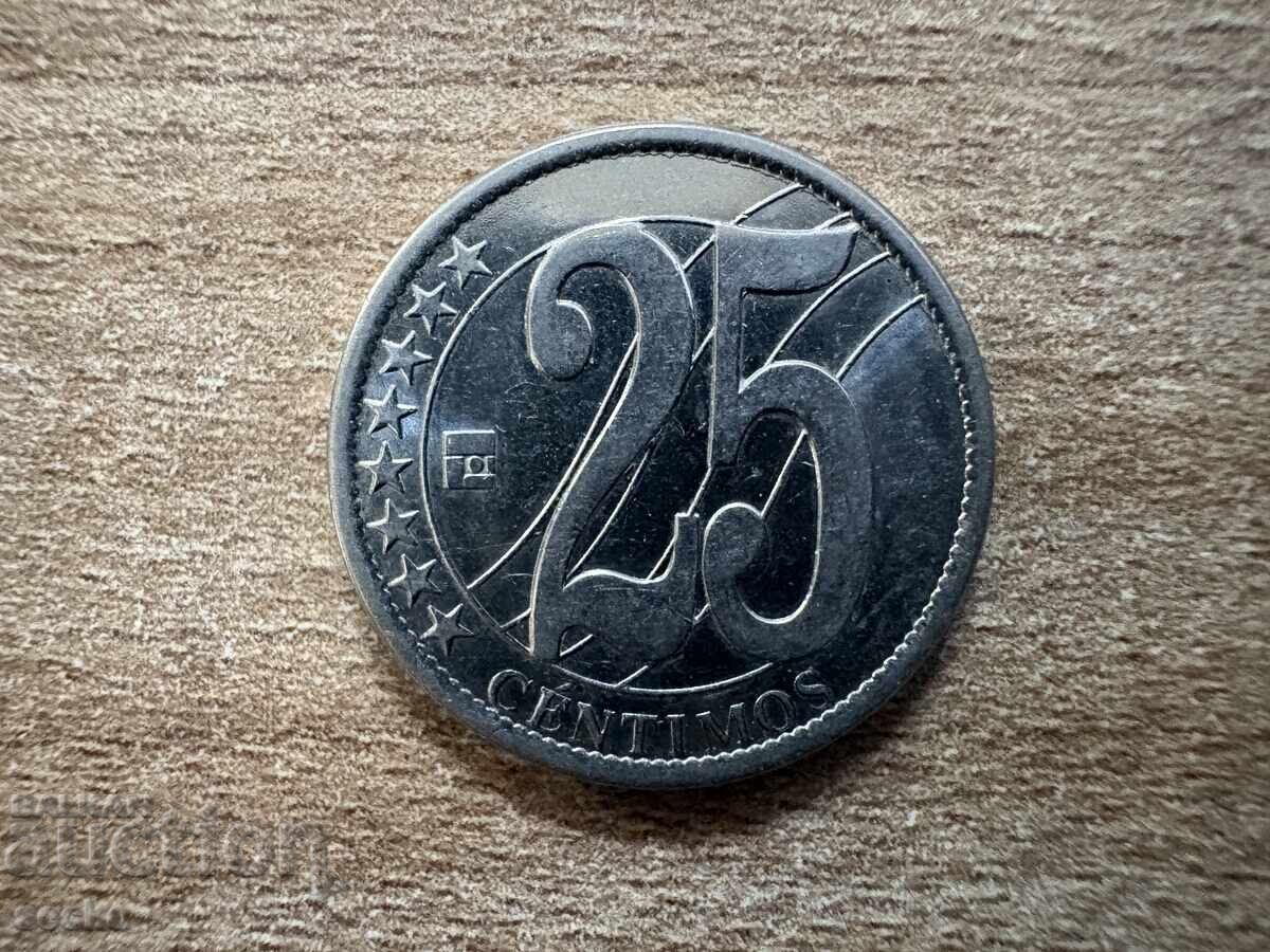 Venezuela - 25 centimos (2007)
