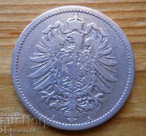 1 марка 1875 г. (сребро) - Германия ( A ) с цена € 15.40 | 30.12 лв.