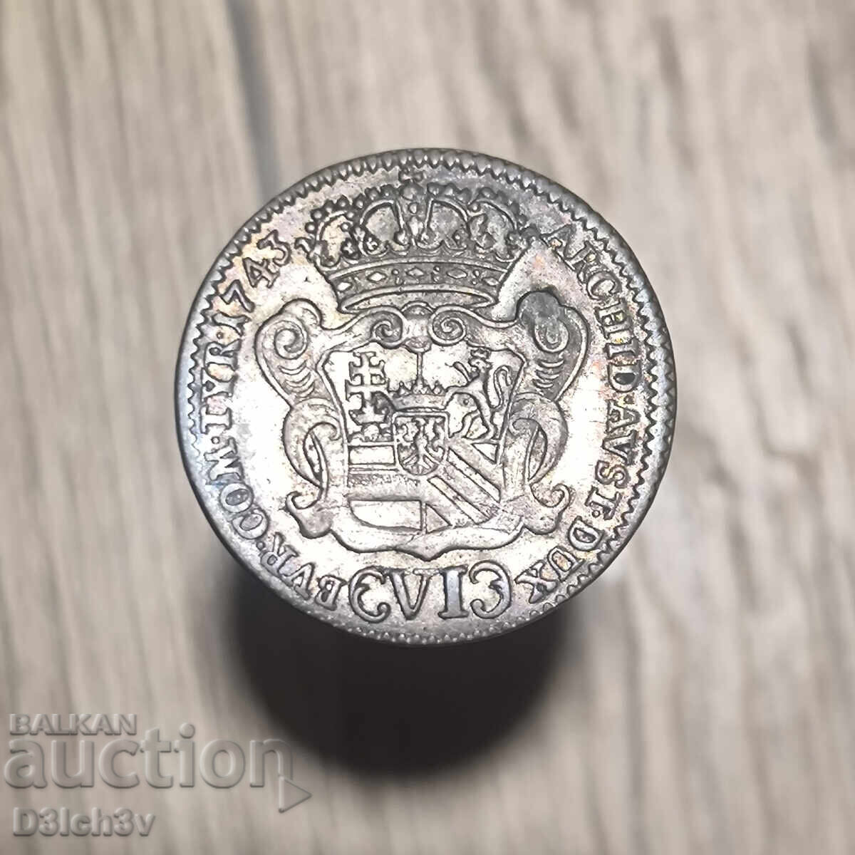 6 crucișoare 1743 Austria * Maria Terezia * cu preț € 70.00 | 136.91 BGN 6 crucișoare 1743 Austria * Maria Terezia * cu preț € 70.00 | 136.91 BGN