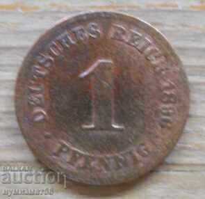 1 Pfennig 1886 - Germania