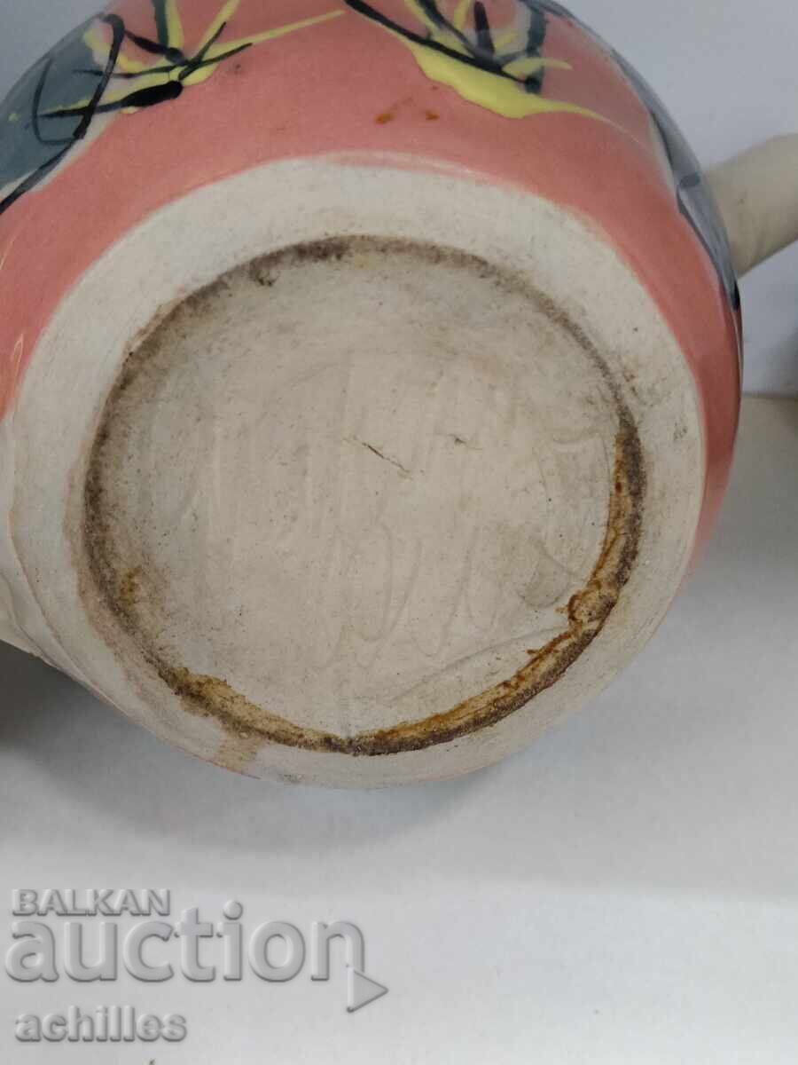 Аукцион Интересен чайник с гущер