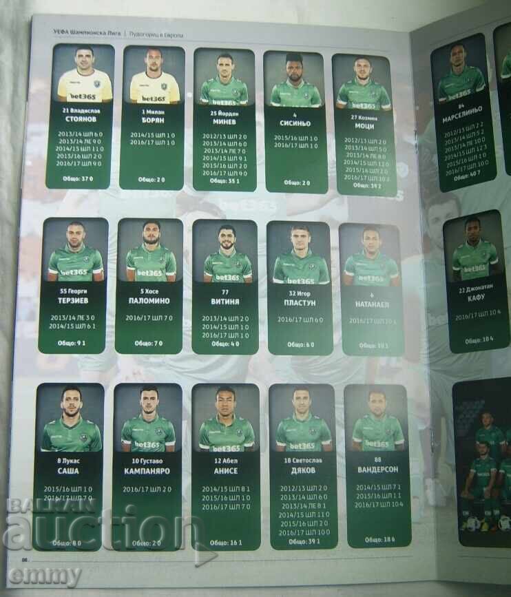 Δημοπρασία Πρόγραμμα ποδοσφαίρου - ΠΦΚ Λουντογκόρετς-ΦΚ Βασιλεία 1893, UEFA, 2016