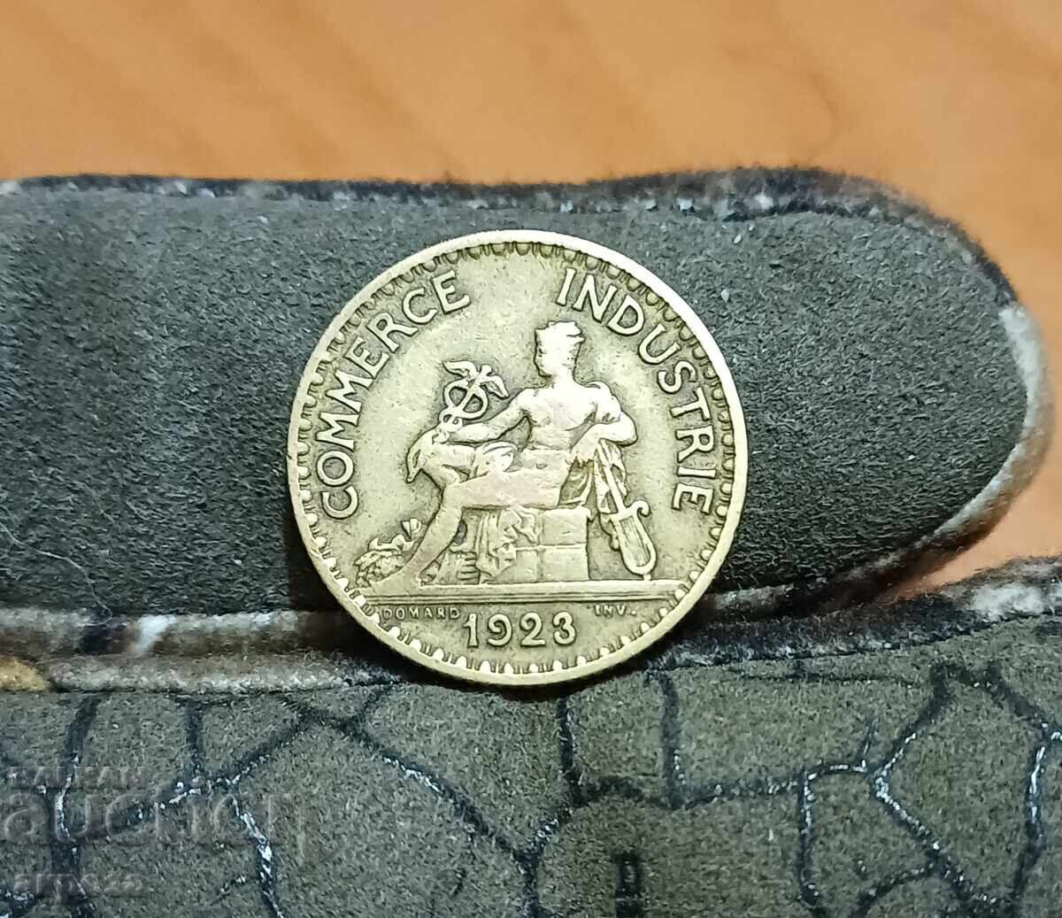 1 franc Franța 1923 cu preț € 1.50 | 2.93 BGN