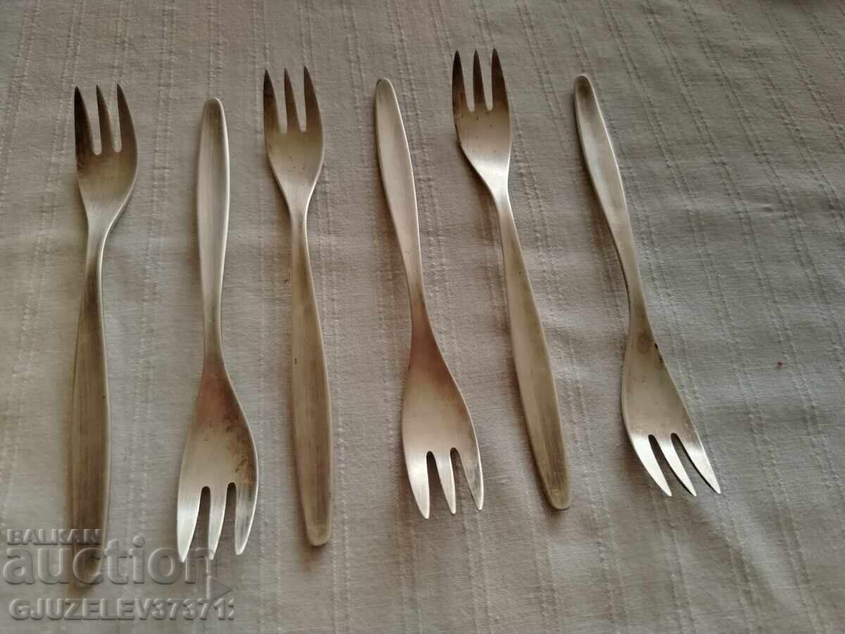 6 вилички със сребърно покритие, WMF