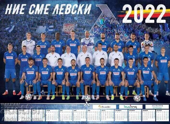Calendar Levski 2022 Calendar Levski 2022