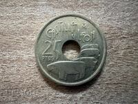 Spania - 25 pesete (1995) - Castilia și Leon