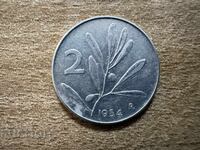 Италия - 2 лири (1954)