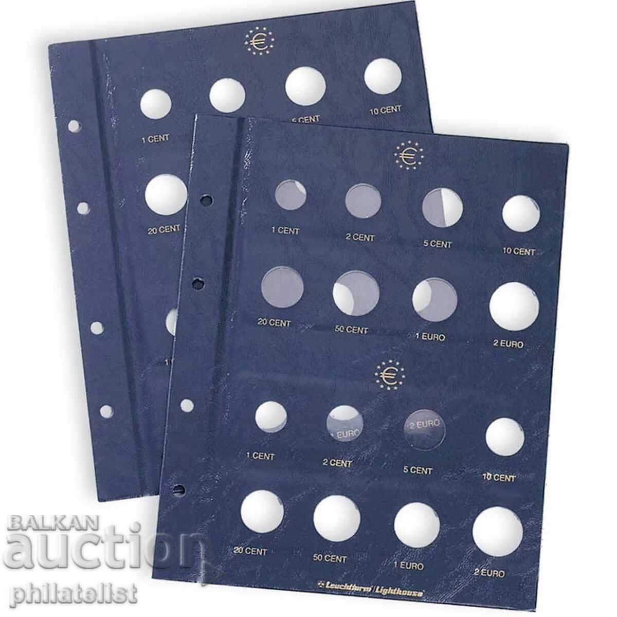 VISTA Coin Sheets - for 2 Euro Series per Sheet - 16 Coins with price € 9.20 | 17.99 BGN