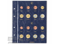 VISTA Coin Sheets - for 2 Euro Series per Sheet - 16 Coins