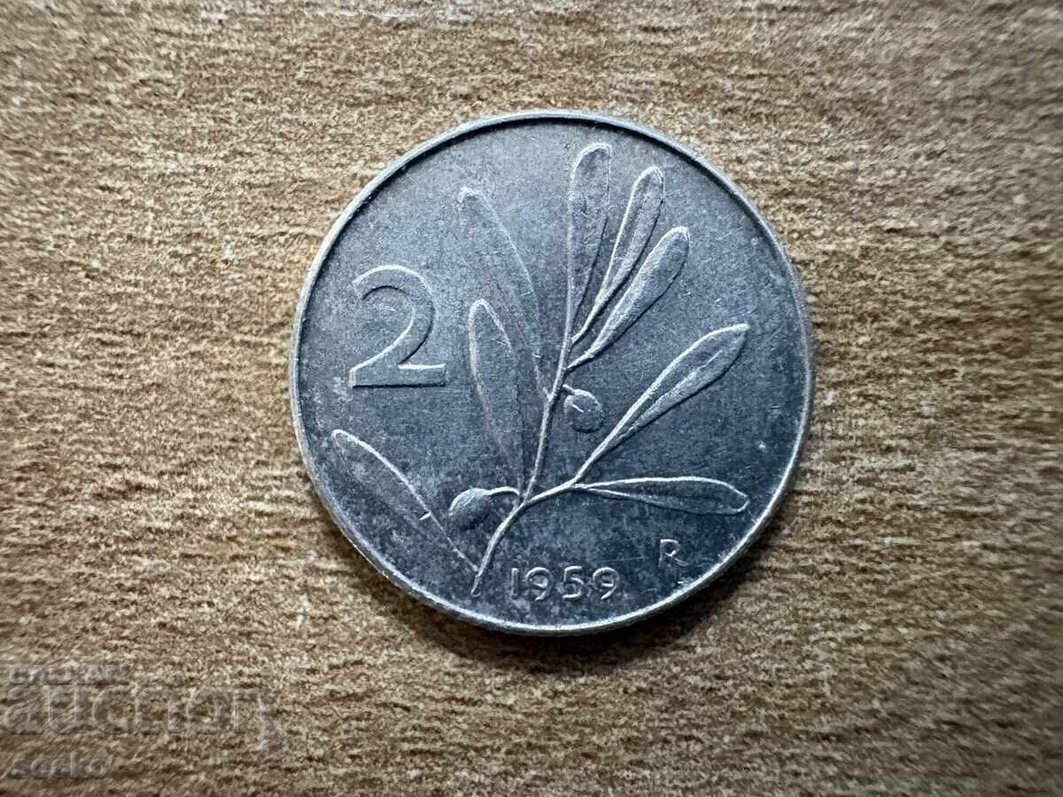 Italia - 2 lire (1959)