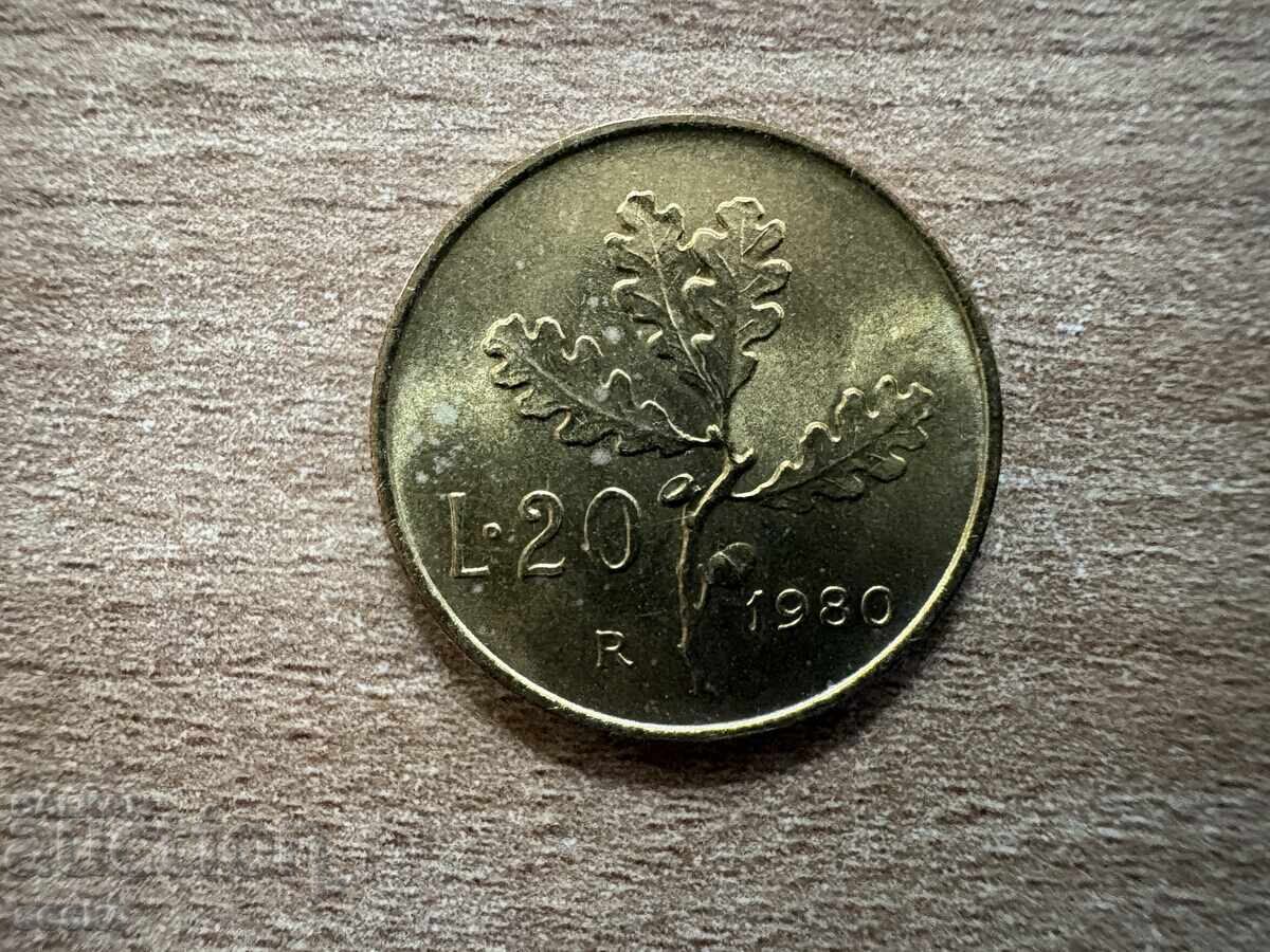 Italia - 20 lire (1980)