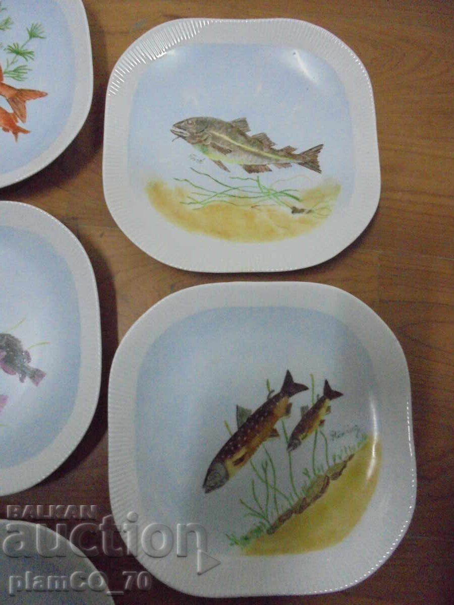 Delivery of №*8557 Vintage porcelain plate set – 7 pieces (MW 1977) Delivery of №*8557 Vintage porcelain plate set – 7 pieces (MW 1977)