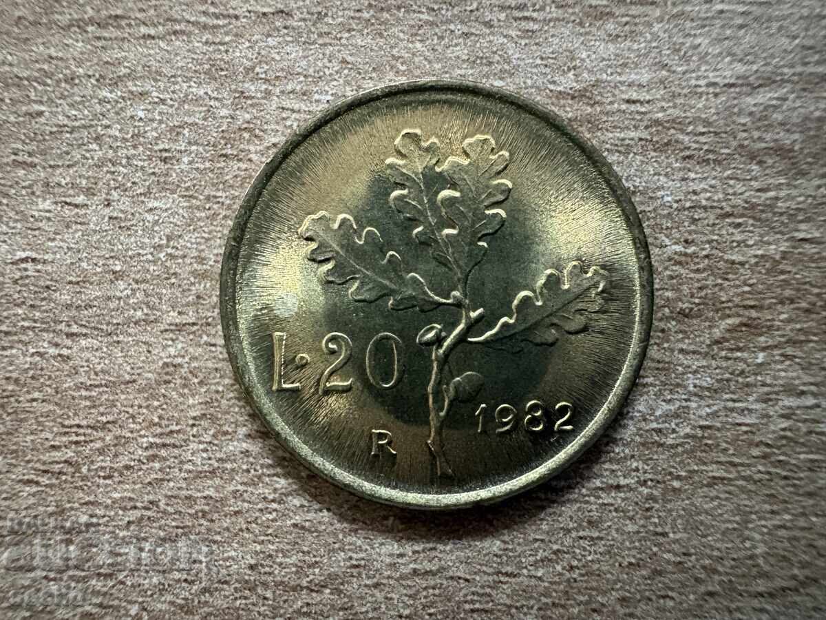 Italia - 20 lire (1982)