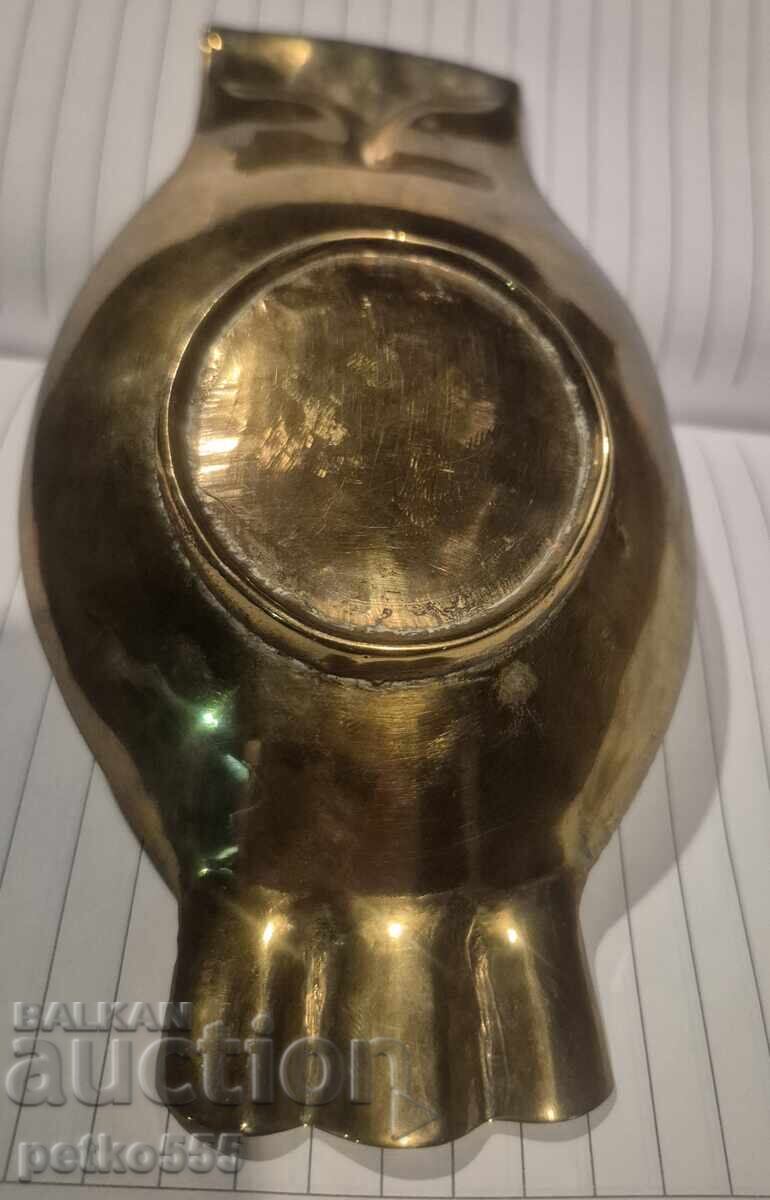 Доставка на БРОНЗОВА ФИКУРА ПЕПЕЛНИК СОВА