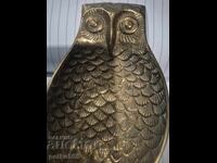 БРОНЗОВА ФИКУРА ПЕПЕЛНИК СОВА