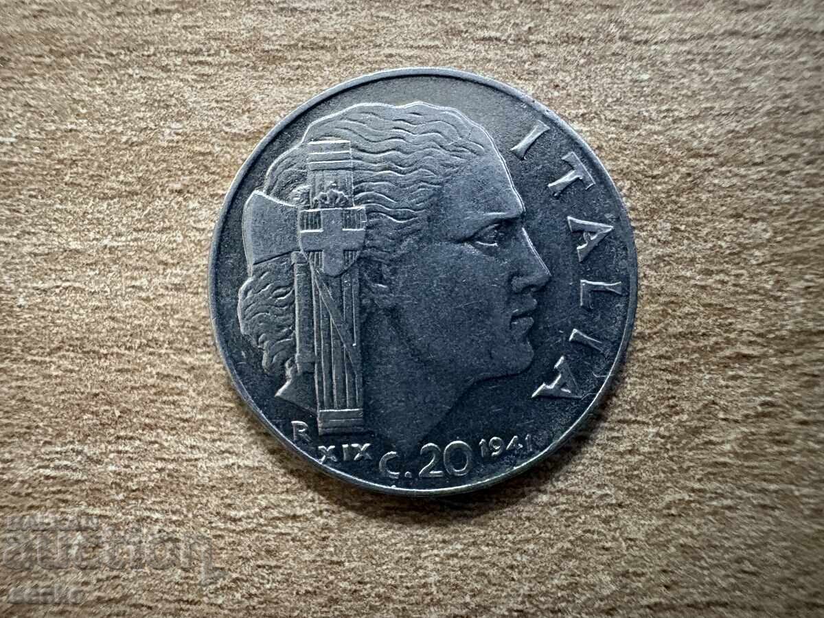 Ιταλία - 20 centesimi (1941)