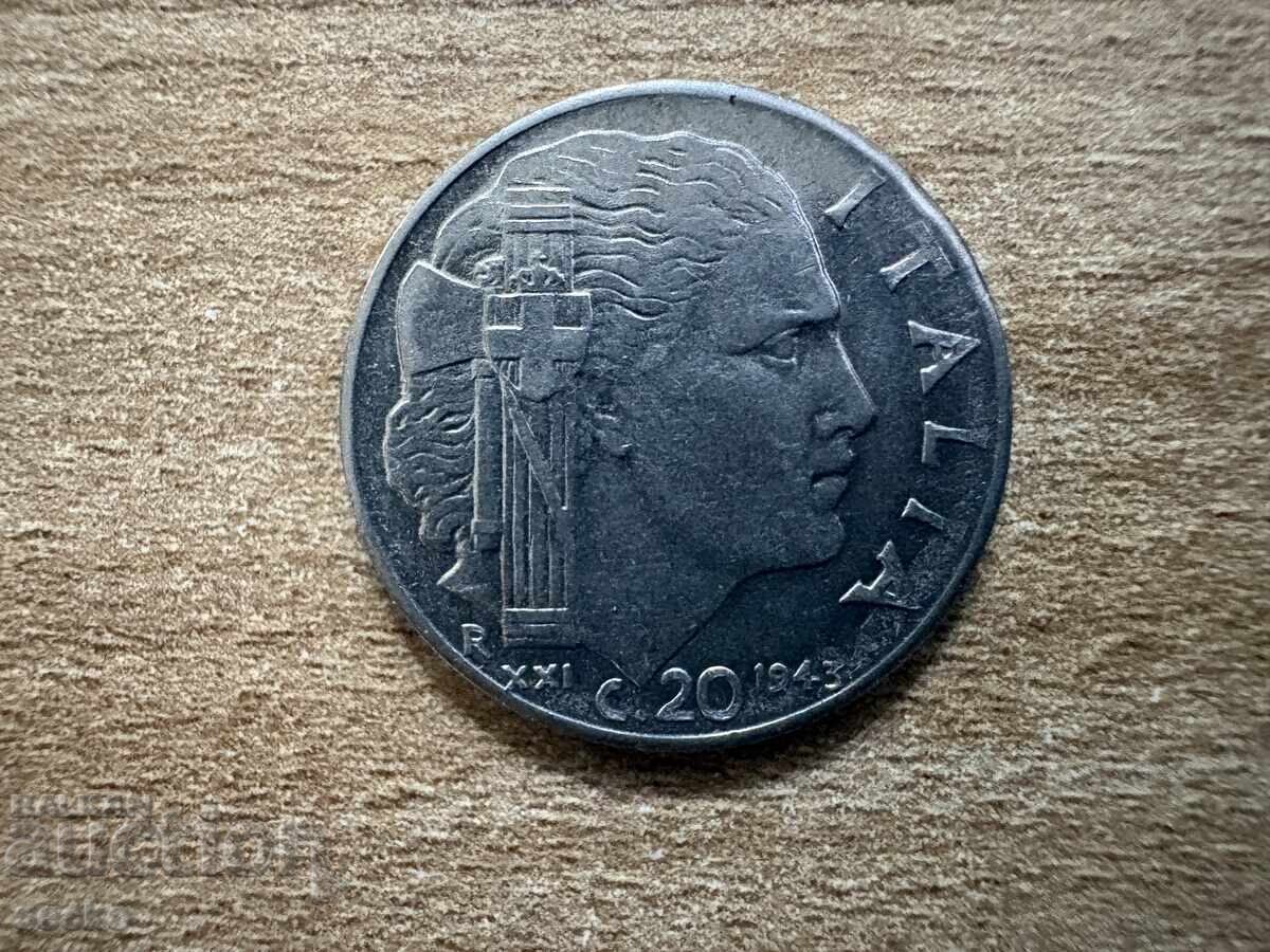 Ιταλία - 20 λεπτά (1943)