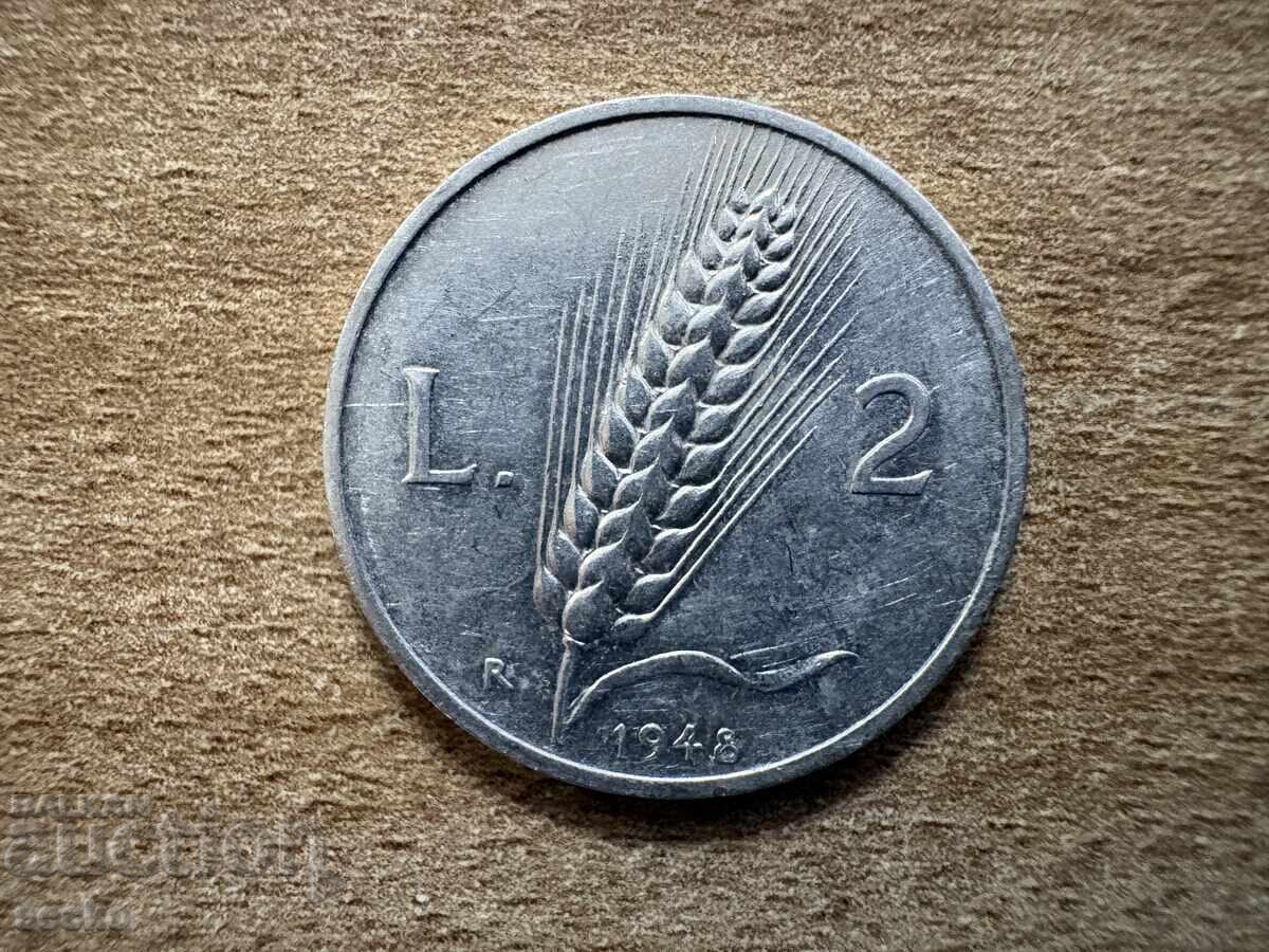 Italia - 2 lire (1948)