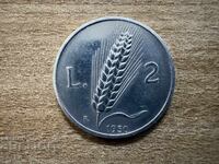 Италия - 2 лири (1950)