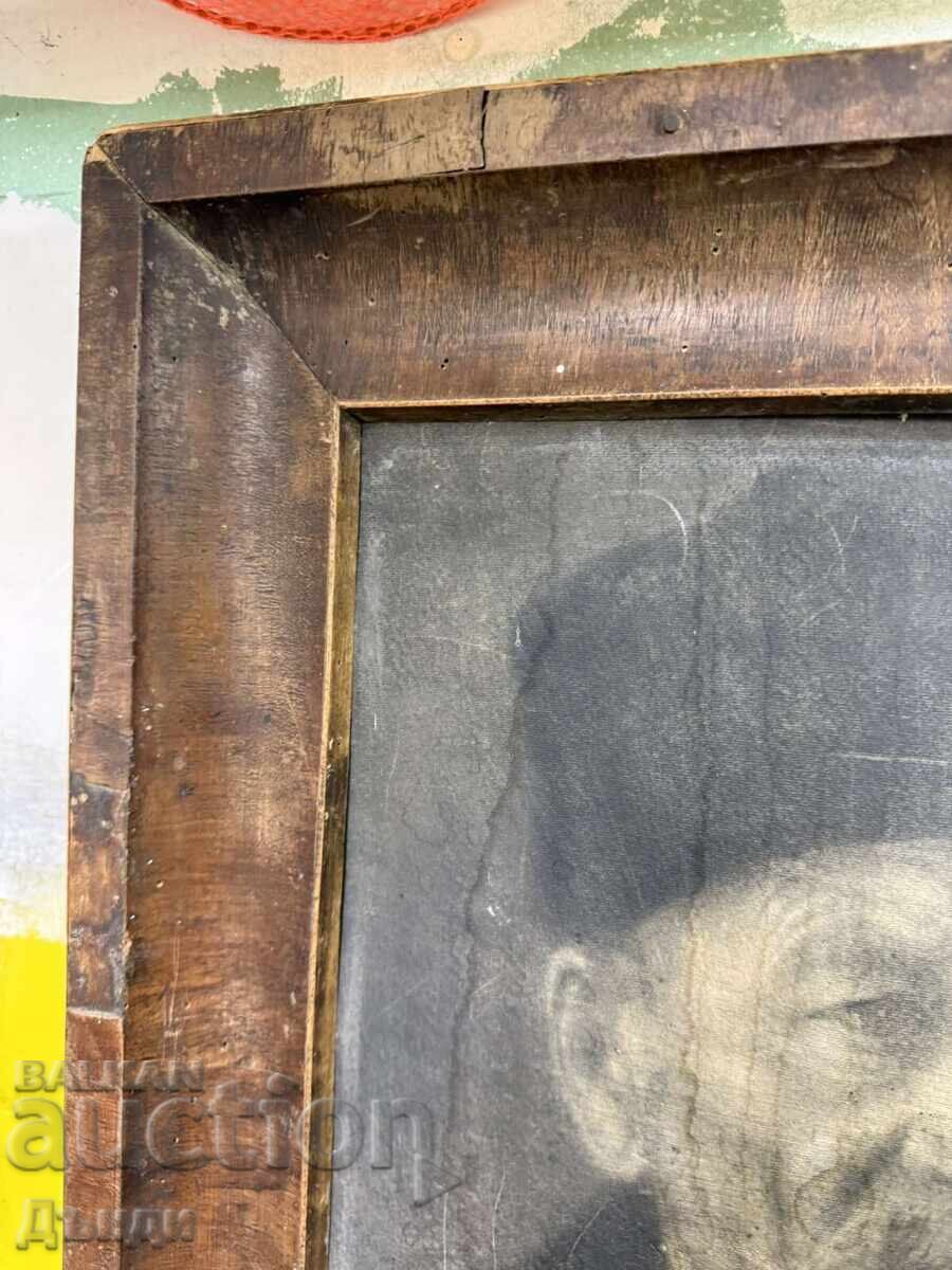 Аукцион Снимка фотография картина в дървена рамка