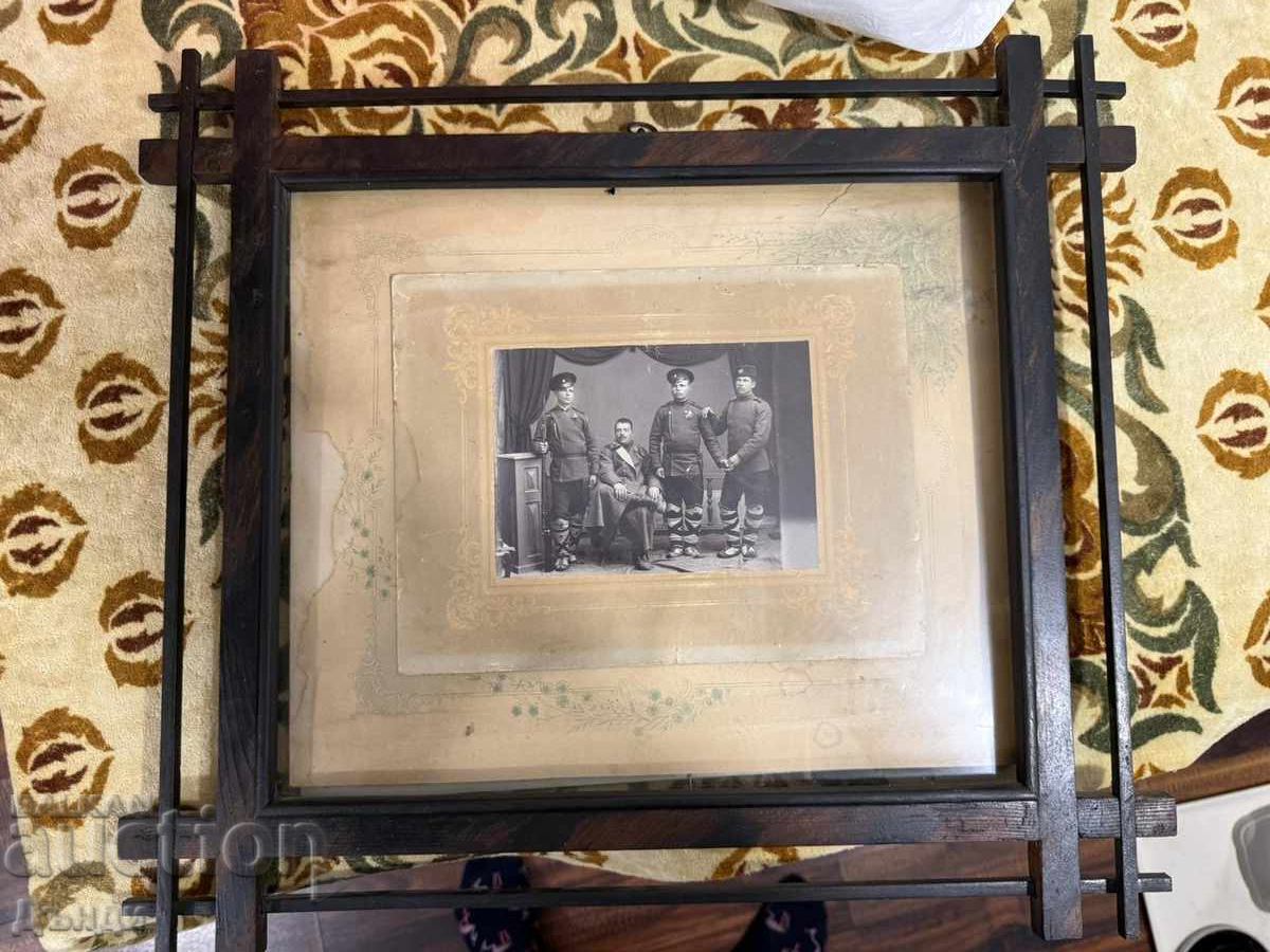 Аукцион Стара снимка в рамка кабинет портрет