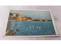 Пощенска картичка Несебър Изглед 1958