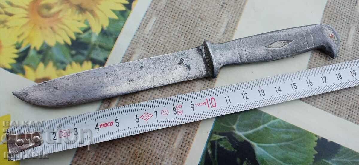 Star forged Bulgarian knife with eagle head