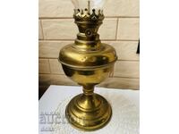 Όμορφη μεγάλη ορειχάλκινη λάμπα από την Αγγλία, ύψους 50 εκ