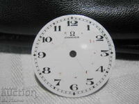 Cadran vechi din porțelan pentru ceas Omega