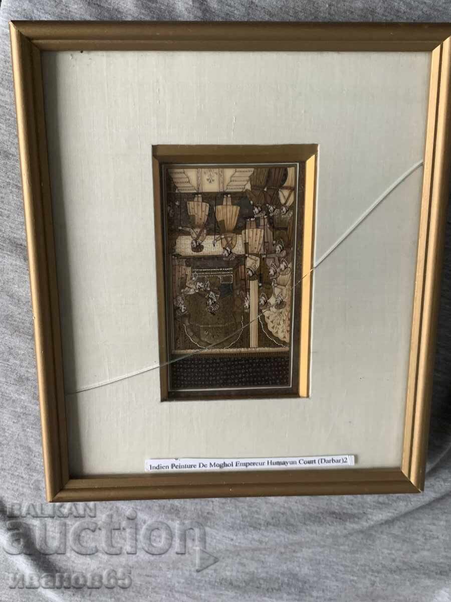 Delivery of Old Indian painting from the Mughal era Delivery of Old Indian painting from the Mughal era