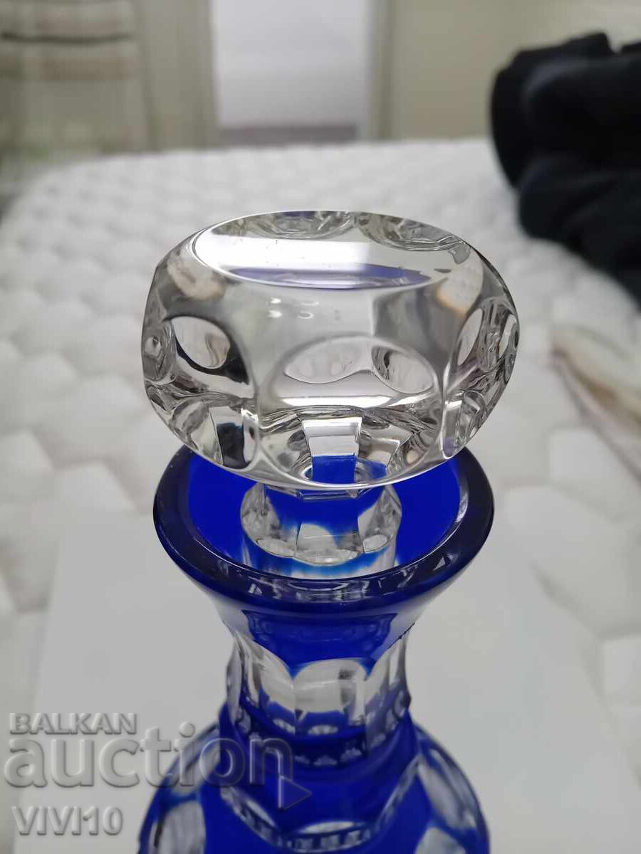 Carafa veche, cristal, Bohemia cu preț € 40.00 | 78.23 BGN