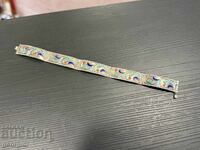 Стара сребърна гривна с многоцветен емайл. №8070