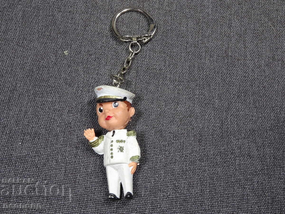 СТАР РЕТРО КЛЮЧОДЪРЖАТЕЛ ГУМЕНА ФИГУРКА МОРЯК КАПИТАН