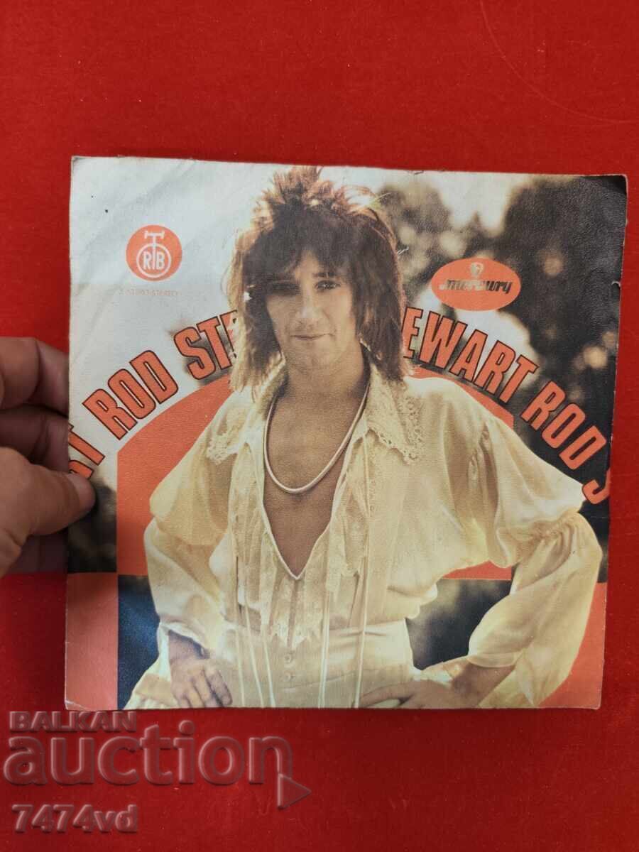 Small rare vinyl record of Rod Stewart Small rare vinyl record of Rod Stewart