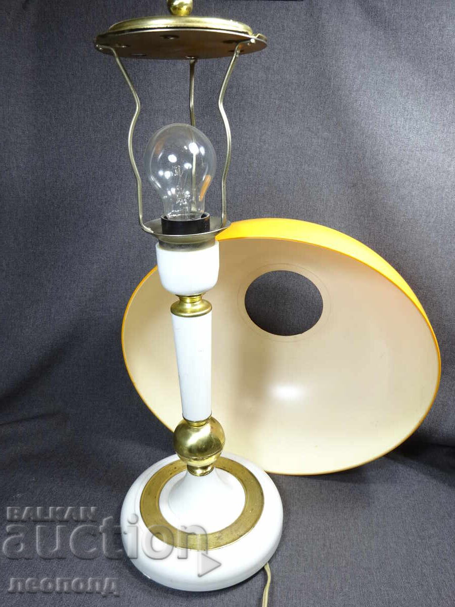 LAMPA DE MASĂ RETRO VECHE, SENZOR, FORMA DE CIUPERCĂ, URSS - 7