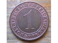 1 пфениг 1936 г. - Германия ( A ) reichspfennig