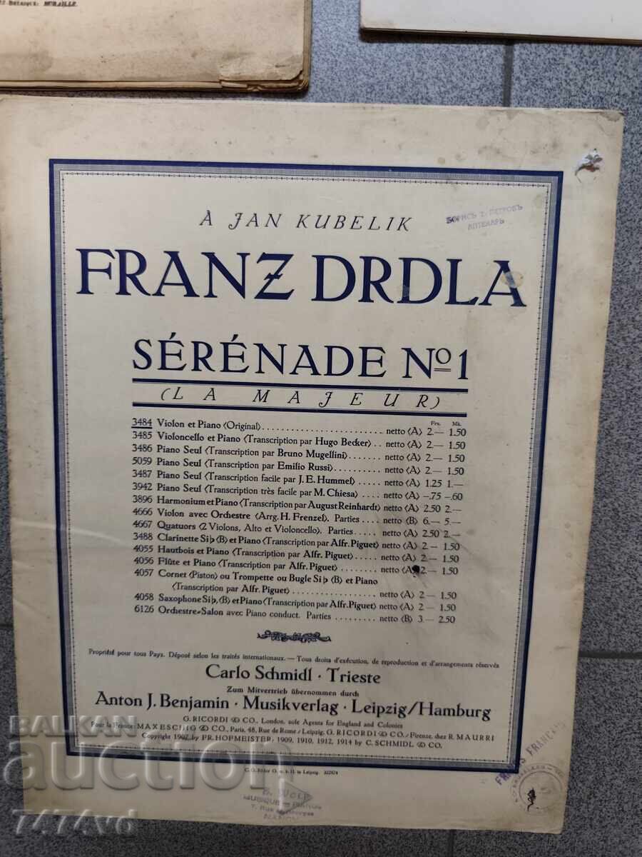 Colecție de ediții muzicale de epocă 1895-1914 - 6 Colecție de ediții muzicale de epocă 1895-1914 - 6